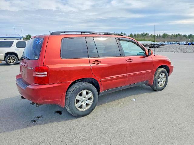 2001 Toyota Highlander VIN JTEHF21A310029588 COPART salvage auction — SIDE, Me - Cert Of Title-Salvage Collisio, sold $400 on 2026-07-17 (photo 3)