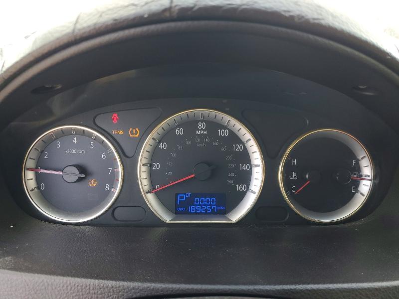 2009 Hyundai Sonata VIN 5NPET46CX9H546083 COPART salvage auction — FRONT END, Tx - Salvage Vehicle Title, sold $675 on 2026-07-28 (photo 9)