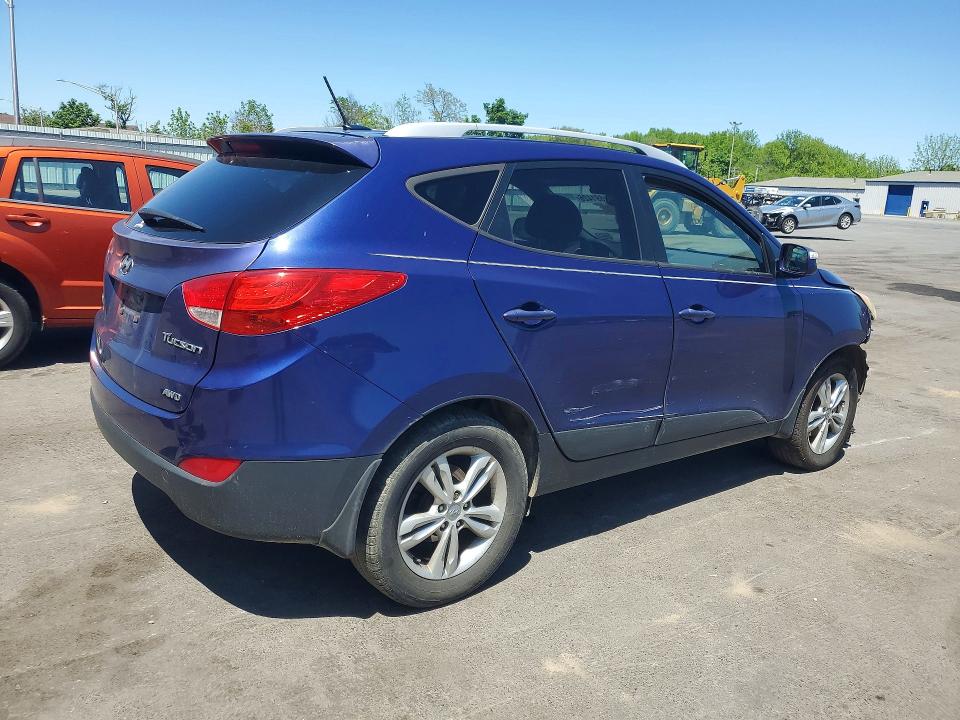 2013 Hyundai Tucson VIN KM8JUCAC7DU693467 COPART salvage auction — FRONT END, NJ - CERT OF TITLE-SALVAGE, sold $1,600 on 2026-07-28 (photo 3)
