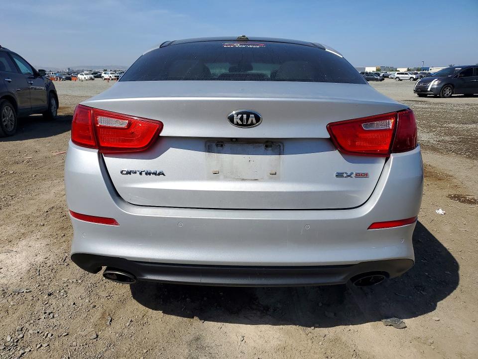 2015 Kia Optima VIN 5XXGN4A76FG356835 COPART salvage auction — FRONT END, CA - SALVAGE CERTIFICATE, sold $1,000 on 2026-07-24 (photo 6)