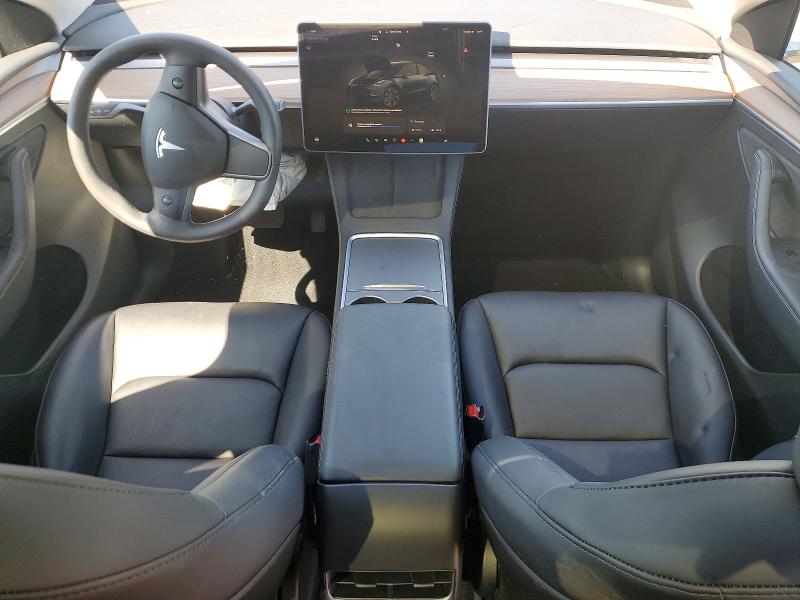 2025 Tesla Model y VIN 7SAYGDEE4SF224017 COPART salvage auction — FRONT END, Ny - Mv-907A Salvage Certificate, sold $11,200 on 2026-07-13 (photo 8)