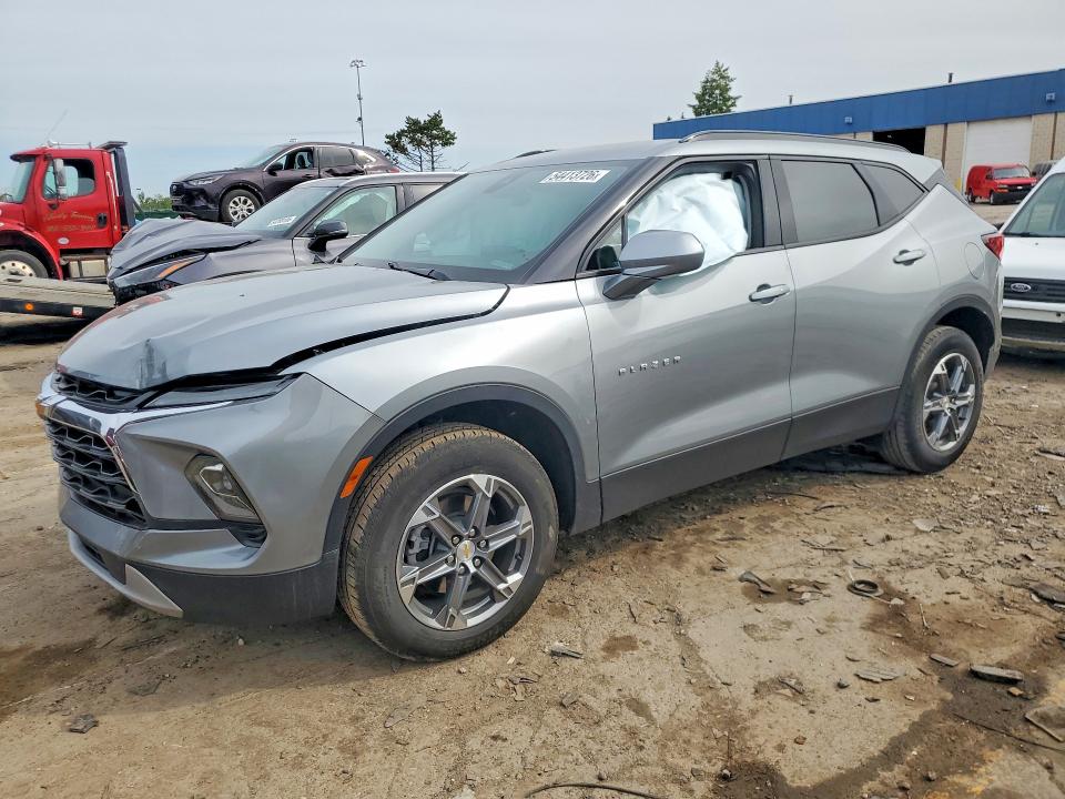 2024 Chevrolet Blazer VIN 3GNKBCR40RS162203 COPART salvage auction — FRONT END, Mi - Certificate Of Title, sold $10,500 on 2026-07-28 (photo 1)