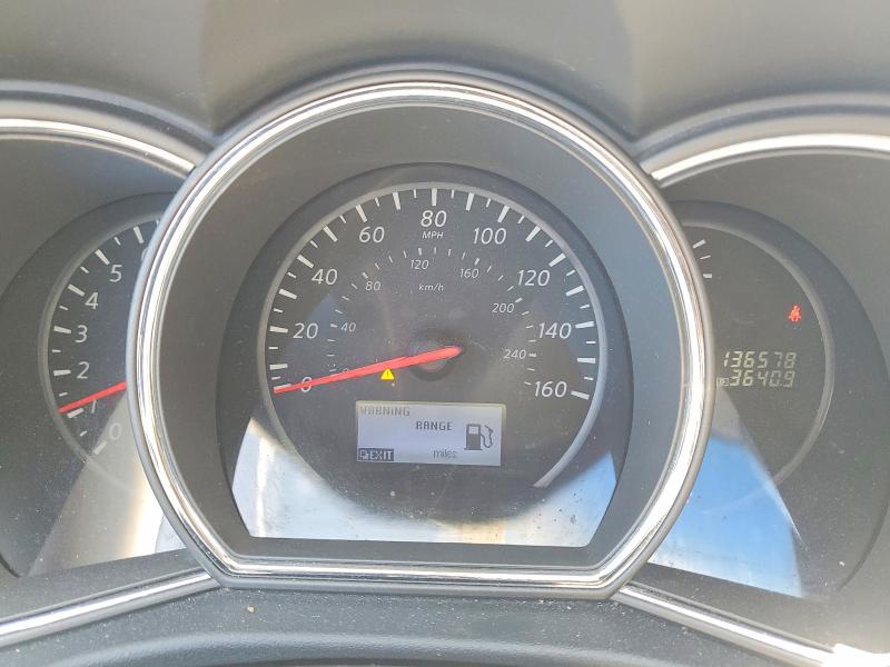 2014 Nissan Murano VIN JN8AZ1MW9EW503419 COPART salvage auction — FRONT END, NV - SALVAGE TITLE, sold $1,000 on 2026-07-16 (photo 9)