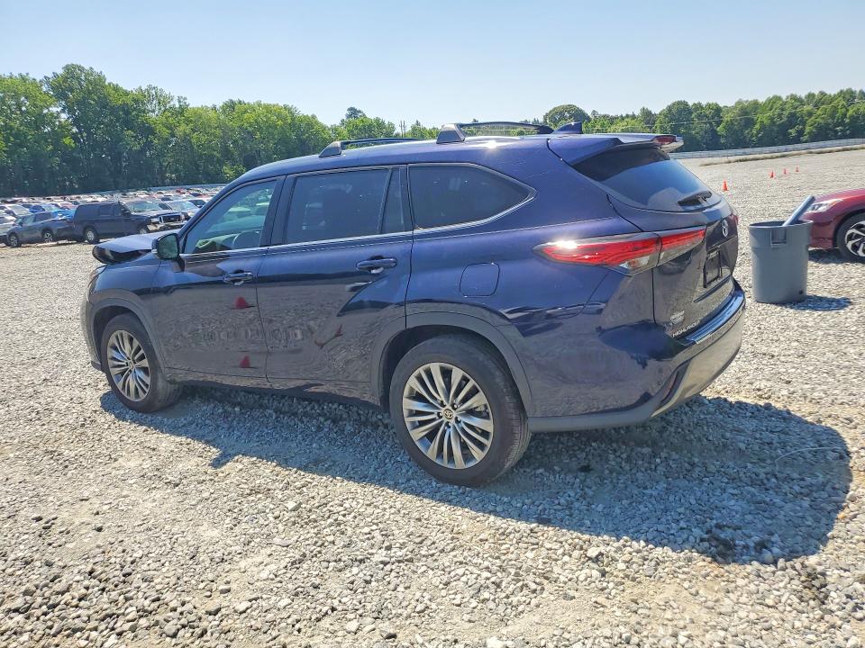 2023 Toyota Highlander VIN 5TDKDRAH7PS030593 COPART salvage auction — FRONT END, Nc - Salvage Certificate Of Title, sold $4,250 on 2026-07-29 (photo 2)