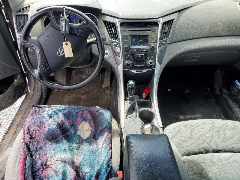 2014 Hyundai Sonata VIN KMHEC4A43EA118529 COPART salvage auction — FRONT END, Qc - Gravement Accidente, sold $200 on 2026-07-07 (photo 8)