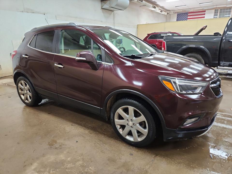 2017 Buick Encore VIN KL4CJDSB9HB135665 COPART salvage auction — FRONT END, MI - CERTIFICATE OF TITLE, sold $1,550 on 2026-07-22 (photo 4)