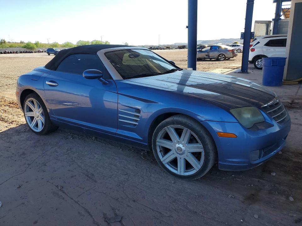 2005 Chrysler Crossfire VIN 1C3AN65L75X045399 COPART salvage auction — FRONT END, Az - Cert Of Title - Salvage, sold $825 on 2026-07-02 (photo 4)