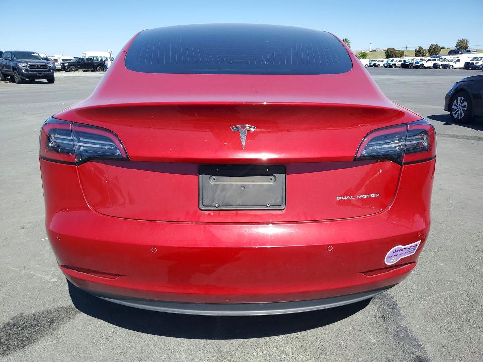 2019 Tesla Model 3 VIN 5YJ3E1EB8KF432869 COPART salvage auction — FRONT END, Ca - Salvage Certificate, sold $7,000 on 2026-07-15 (photo 6)