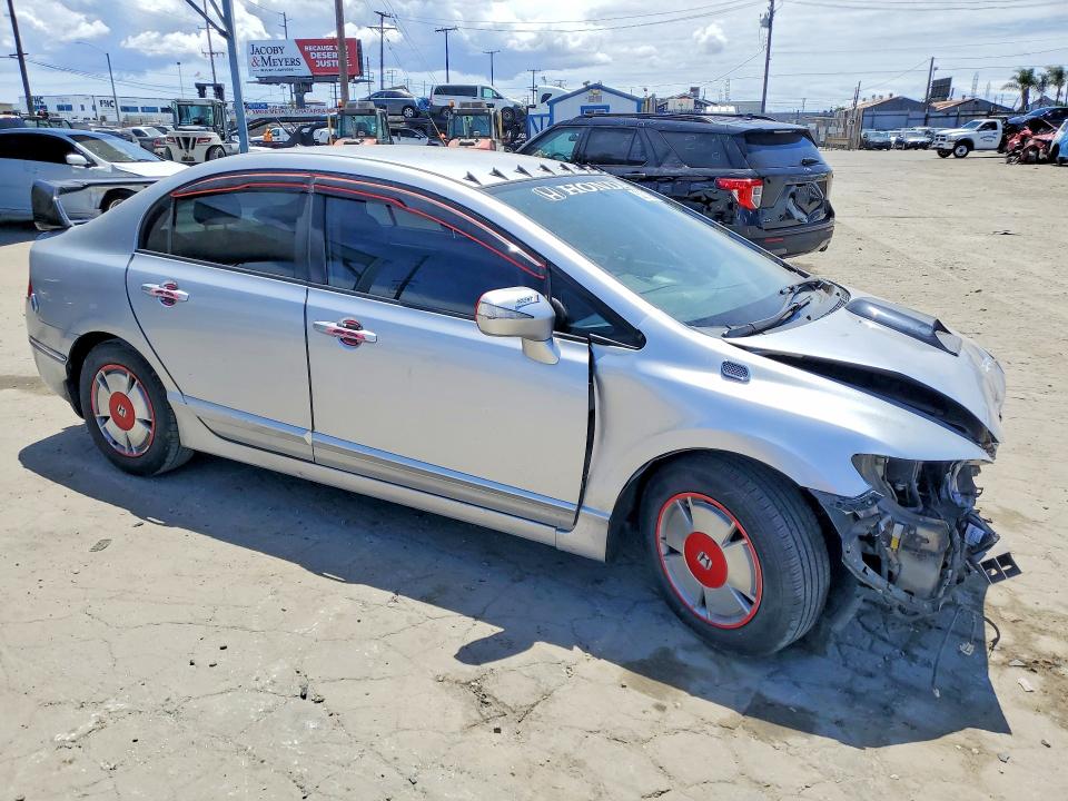 2008 Honda Civic VIN JHMFA36268S002741 COPART salvage auction — FRONT END, CA - SALVAGE CERTIFICATE, sold $225 on 2026-07-27 (photo 4)