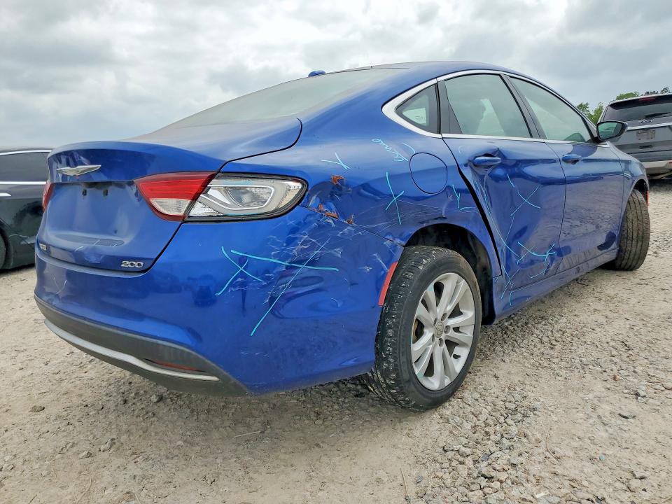 2015 Chrysler VIN 1C3CCCAB9FN746405 COPART salvage auction — SIDE, Tx - Salvage Vehicle Title, sold $550 on 2026-07-17 (photo 3)