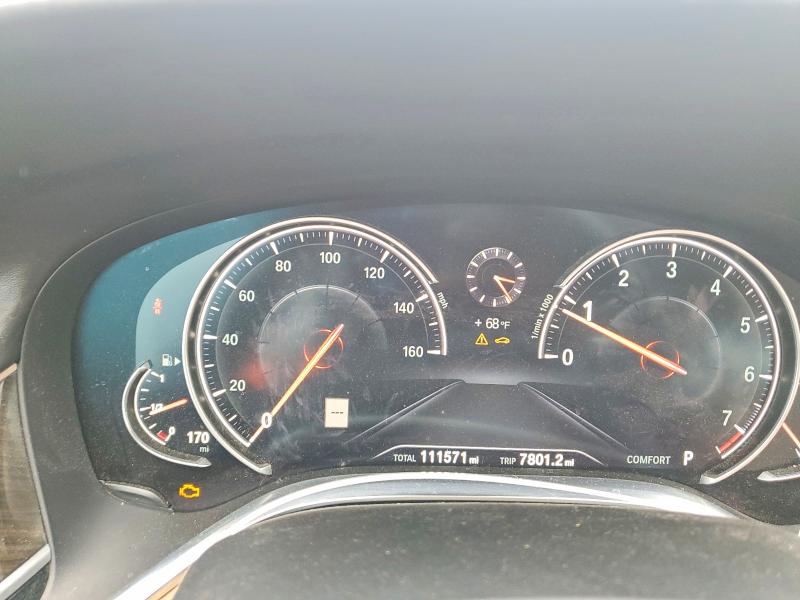 2016 BMW 7er VIN WBA7F2C59GG419558 COPART salvage auction — MINOR DENT/SCRATCHES, Ga - Certificate Of Title (P), sold $8,500 on 2026-07-28 (photo 9)