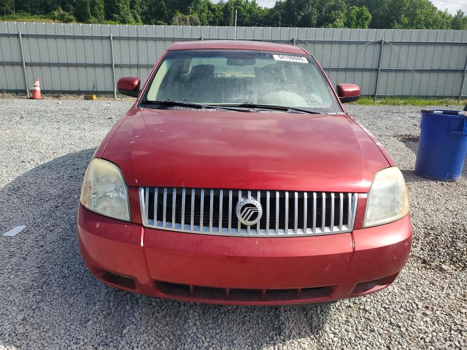 2006 Mercury Montego VIN 1MEFM42116G603212 COPART salvage auction — ENGINE BURN, Ms - Cert Of Title-Salvaged, sold $150 on 2026-07-08 (photo 5)