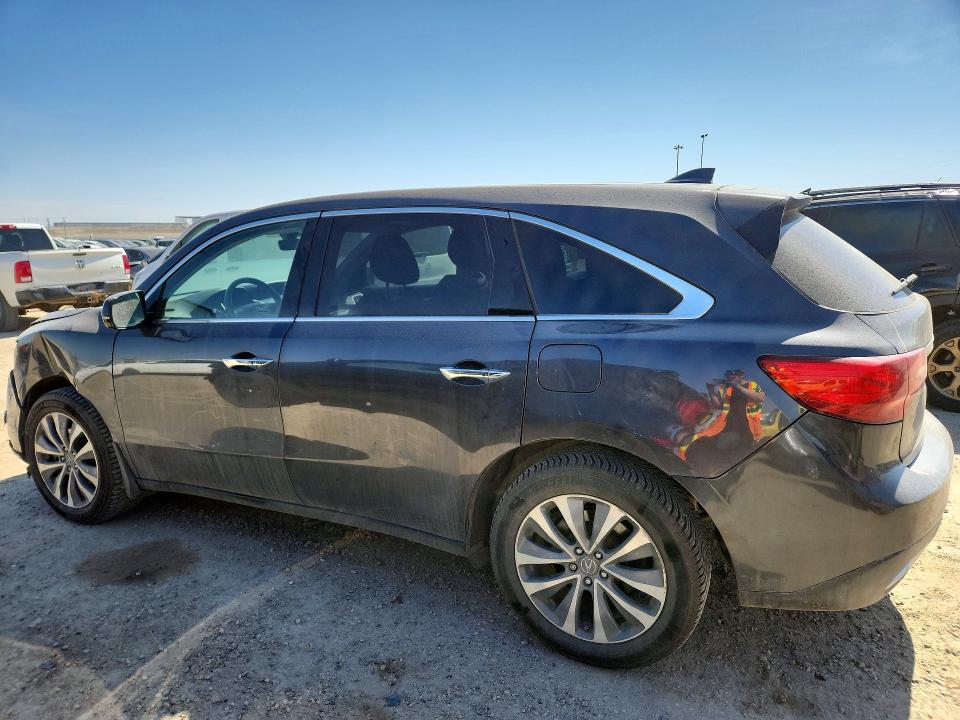 2016 Acura Mdx VIN 5FRYD4H60GB507580 COPART salvage auction — FRONT END, Ab - Bos - Salvage, sold $2,100 on 2026-07-09 (photo 2)