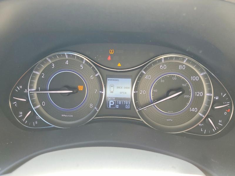 2011 Infiniti Qx56 VIN JN8AZ2NF2B9500117 COPART salvage auction — FRONT END, Md - Cert Of Salvage < 75% Damage, sold $1,550 on 2026-07-07 (photo 9)