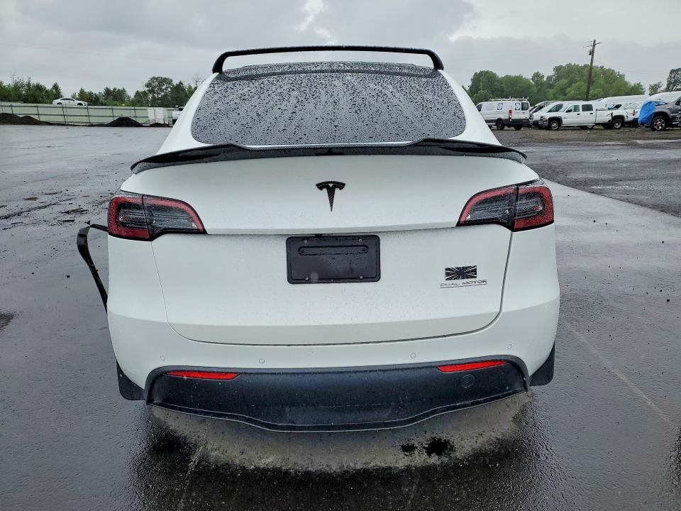 2022 Tesla VIN 7SAYGDEF8NF380865 COPART salvage auction — SIDE, Or - Salvage Title Certificate, sold $9,200 on 2026-07-27 (photo 6)