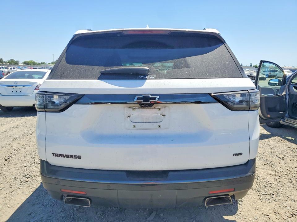 2021 Chevrolet Traverse VIN 1GNEVKKW8MJ126019 COPART salvage auction — FRONT END, Ca - Salvage Certificate, sold $4,250 on 2026-07-02 (photo 6)