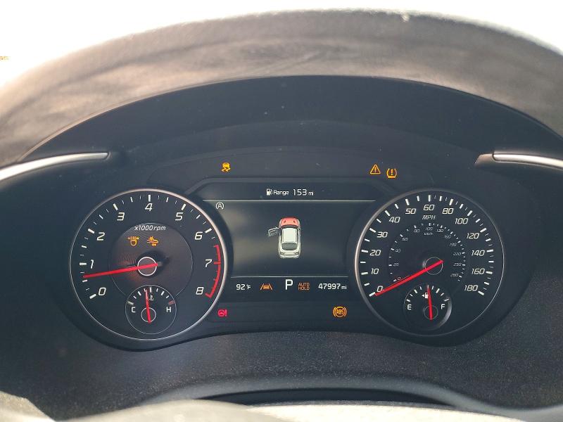 2022 Kia Stinger VIN KNAE55LC5N6109310 COPART salvage auction — FRONT END, Tx - Salvage Vehicle Title, sold $8,600 on 2026-07-02 (photo 9)