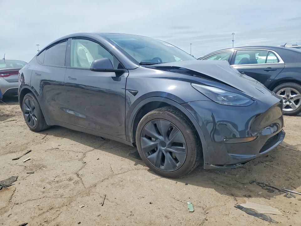 2025 Tesla VIN 7SAYGAEE8SF286759 COPART salvage auction — FRONT END, Mi - Certificate Of Title, sold $13,200 on 2026-07-17 (photo 4)