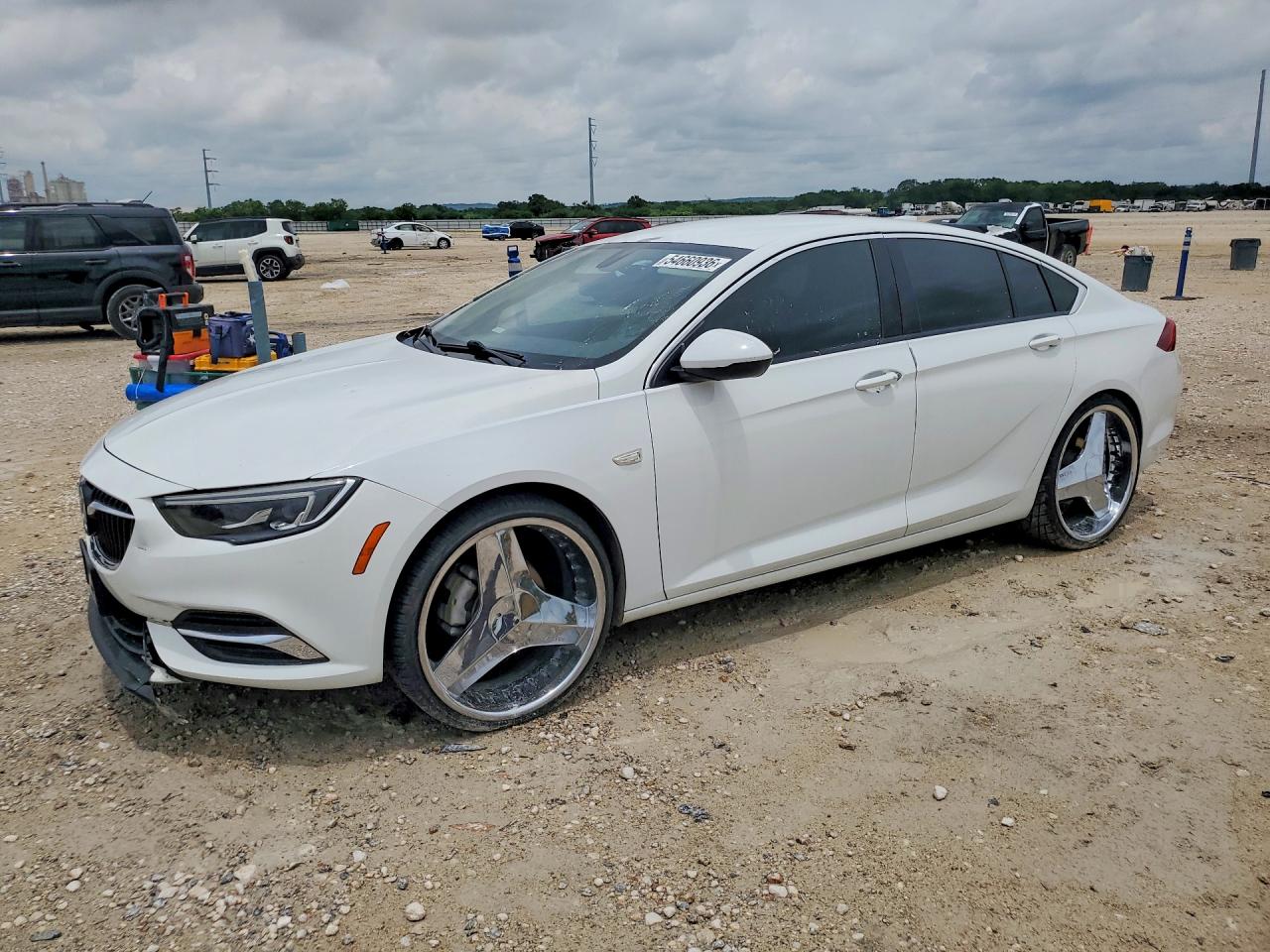 2019 Buick Regal VIN W04GL6SX9K1038806 COPART salvage auction — Side, TX - CERTIFICATE OF TITLE (P), sold $3,900 on 2026-07-08 (photo 1)