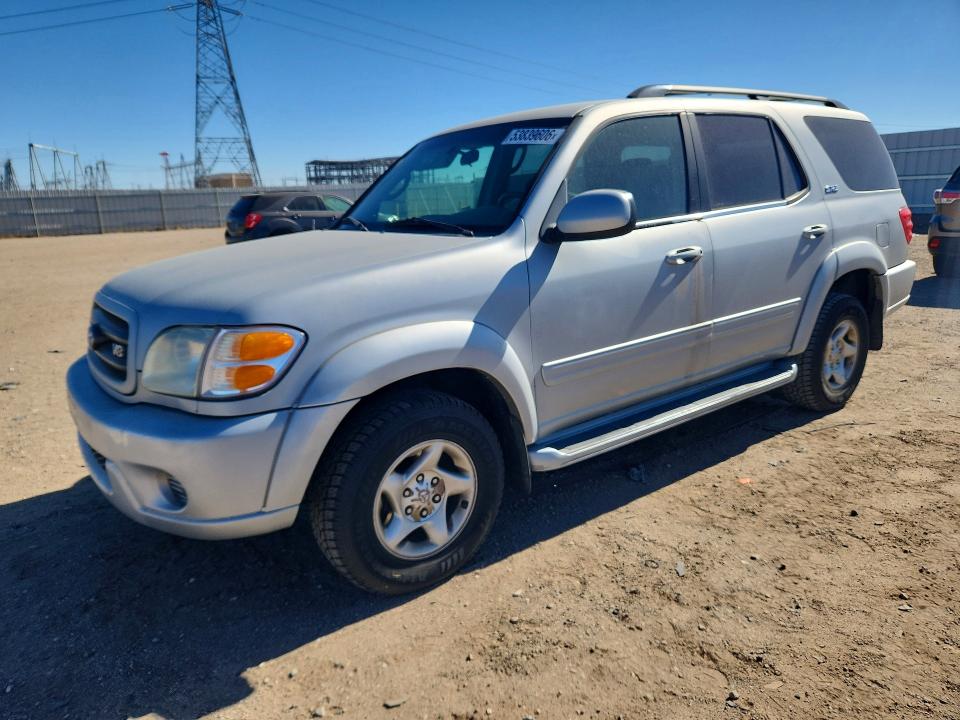 2002 Toyota Sequoia VIN 5TDZT34A02S085926 COPART salvage auction — REAR END, Mt - Dis/Dlr/Exp Only Clean Title, sold $600 on 2026-07-06 (photo 1)