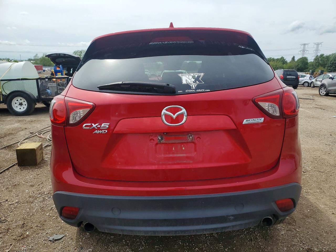 2015 Mazda CX-5 VIN JM3KE4DY6F0467554 COPART salvage auction — Front End, IL - SALVAGE CERTIFICATE, sold $925 on 2026-06-25 (photo 6)