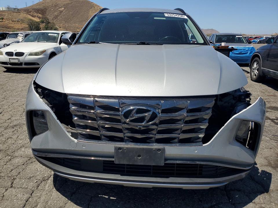 2023 Hyundai Tucson VIN 5NMJF3AE0PH173901 COPART salvage auction — FRONT END, Ca - Salvage Certificate, sold $6,300 on 2026-07-02 (photo 5)