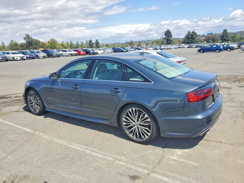 2016 Audi A6 VIN WAUFMAFCXGN081833 COPART salvage auction — FRONT END, Ca - Salvage Certificate, sold $6,500 on 2026-07-31 (photo 2)