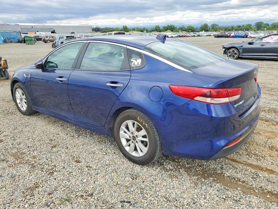 2018 Kia Optima VIN 5XXGT4L35JG191532 COPART salvage auction — FRONT END, Ca - Salvage Certificate, sold $1,650 on 2026-07-06 (photo 2)