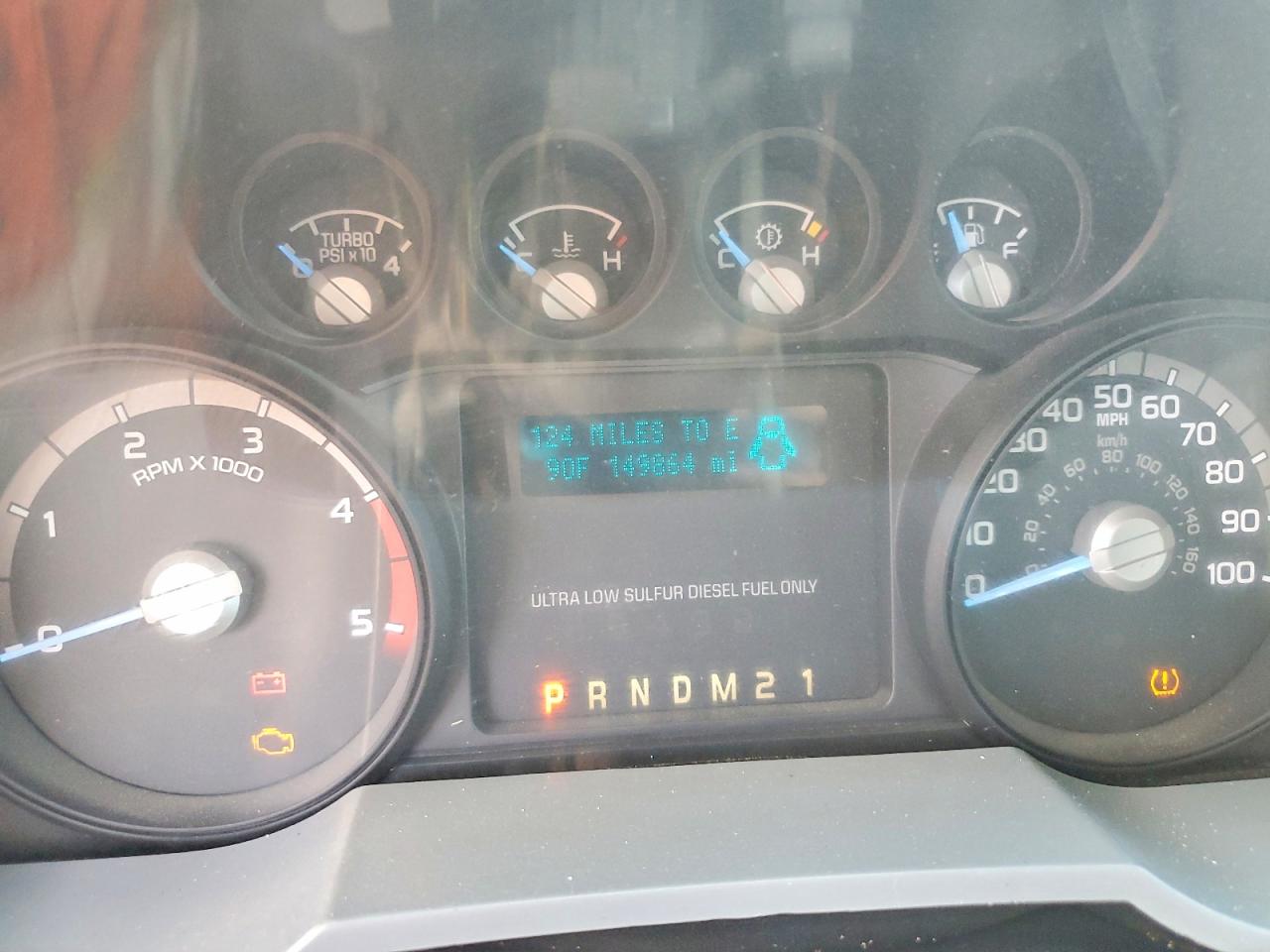 2013 Ford F-350 Super Duty VIN 1FT8W3BT6DEA38271 COPART salvage auction — Mechanical, FL - CERTIFICATE OF TITLE (P), sold $275 on 2026-06-01 (photo 9)