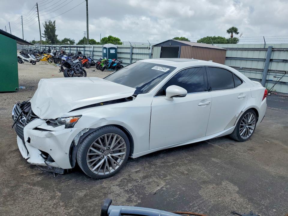 2016 Lexus Is VIN JTHBA1D21G5018980 COPART salvage auction — FRONT END, Fl - Cert Of Title Slvg Rebuildable, sold $1,500 on 2026-07-08 (photo 1)