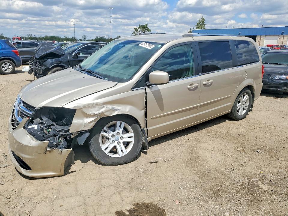2013 Dodge VIN 2C4RDGDG8DR773290 COPART salvage auction — FRONT END, Mi - Cert Of Title-Salvage Vehicle, sold $1,350 on 2026-07-02 (photo 1)