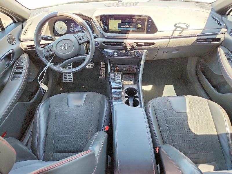 2021 Hyundai Sonata VIN 5NPEK4JC7MH131127 COPART salvage auction — VANDALISM, Ca - Salvage Certificate, sold $7,600 on 2026-07-20 (photo 8)