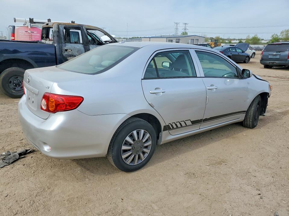 2009 Toyota Corolla VIN JTDBL40E19J025225 COPART salvage auction — FRONT END, IL - SALVAGE CERTIFICATE, sold $1,200 on 2026-07-16 (photo 3)