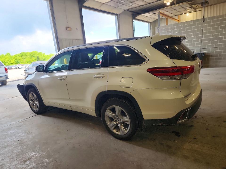 2017 Toyota Highlander VIN 5TDDZRFH0HS398666 COPART salvage auction — FRONT END, Mo - Salvage Certificate Of Title, sold $8,200 on 2026-07-28 (photo 2)