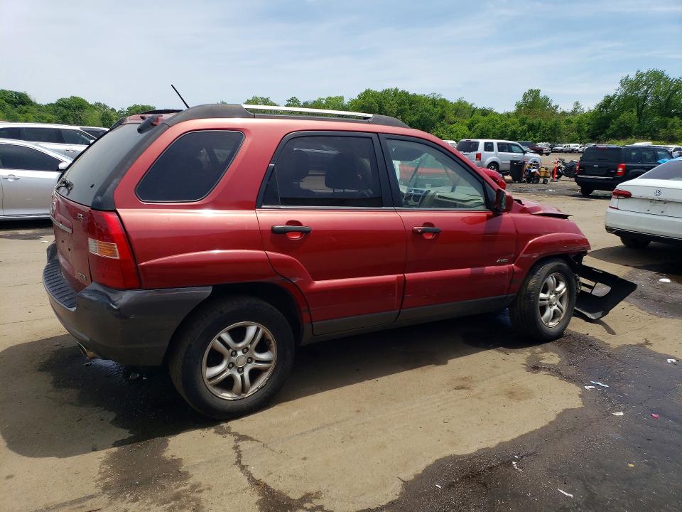 2007 Kia Sportage VIN KNDJE723877302496 COPART salvage auction — FRONT END, Ct - Cert Of Title-Salvage, sold $450 on 2026-07-07 (photo 3)