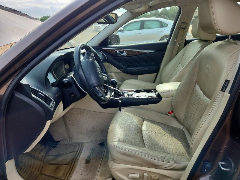 2014 Infiniti Q50 VIN JN1BV7AP6EM682481 COPART salvage auction — ALL OVER, AL - CERT OF TITLE-SALVAGE TITLE, sold $2,800 on 2026-07-08 (photo 7)