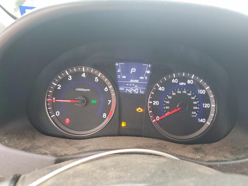 2013 Hyundai Accent VIN KMHCT5AE7DU129326 COPART salvage auction — FRONT END, Tx - Salvage Vehicle Title, sold $400 on 2026-07-20 (photo 9)
