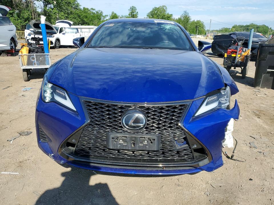 2019 Lexus VIN JTHSZ5BC6K5009907 COPART salvage auction — FRONT END, Md - Cert Of Salvage > 75% Damage, sold $5,700 on 2026-07-07 (photo 5)