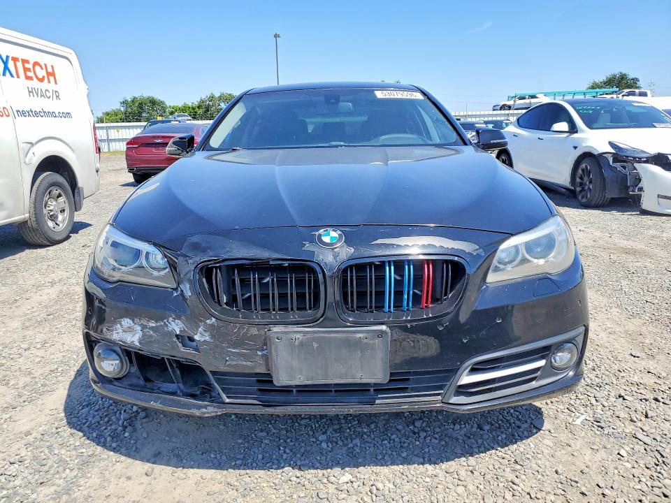 2016 BMW 5 series VIN WBA5A5C59GD529986 COPART salvage auction — FRONT END, Ca - Cert Of Title-Salvaged, sold $1,700 on 2026-08-06 (photo 5)