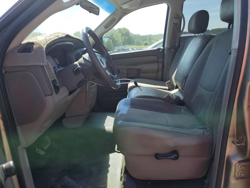 2002 Dodge Ram VIN 3D7HA18N12G203585 COPART salvage auction — FRONT END, Nc - Salvage Certificate Of Title, sold $800 on 2026-07-02 (photo 7)