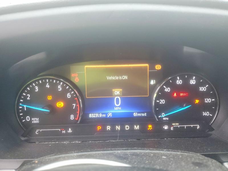 2020 Ford Explorer VIN 1FMSK8DH9LGA68807 COPART salvage auction — FRONT END, KY - CERT OF TITLE-SALVAGE, sold $7,800 on 2026-07-30 (photo 9)