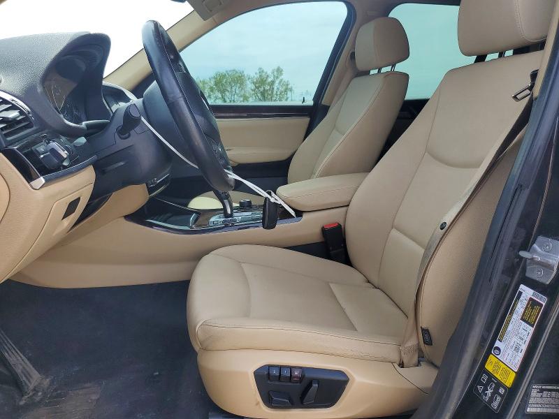 2017 BMW X3 VIN 5UXWX9C53H0T06752 COPART salvage auction — MECHANICAL, Oh - Certificate Of Title (P), sold $4,700 on 2026-07-09 (photo 7)