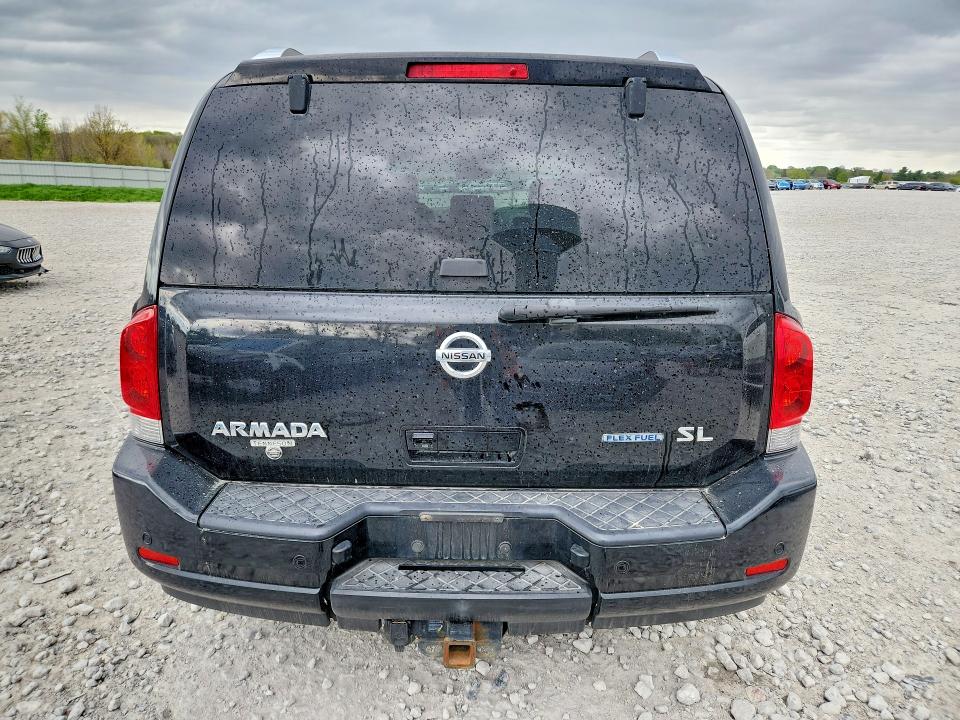 2015 Nissan Armada VIN 5N1BA0ND1FN600549 COPART salvage auction — FRONT END, MI - CERTIFICATE OF TITLE, sold $1,000 on 2026-07-09 (photo 6)