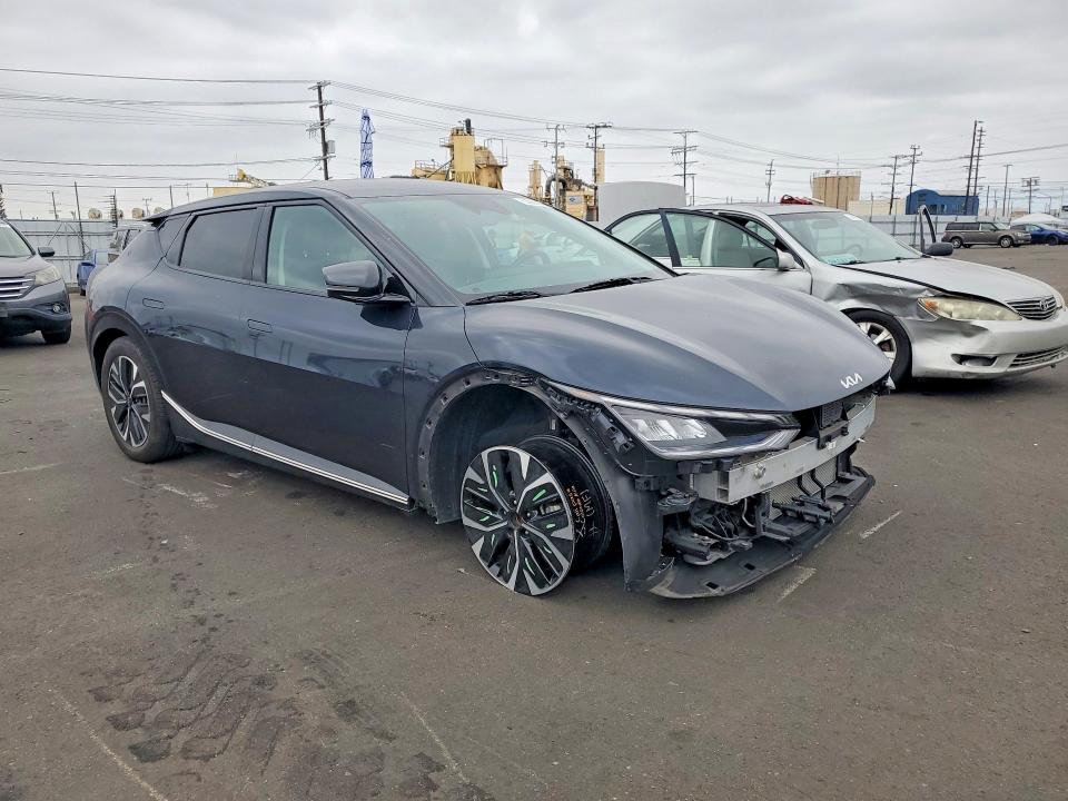 2024 Kia Ev6 VIN KNDC34LA0R5205043 COPART salvage auction — FRONT END, Ca - Salvage Certificate, sold $300 on 2026-07-08 (photo 4)