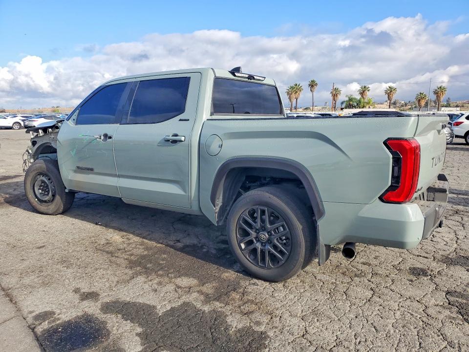 2025 Toyota Tundra VIN 5TFWA5DB0SX240742 COPART salvage auction — FRONT END, CA - SALVAGE CERTIFICATE, sold $150 on 2026-07-30 (photo 2)