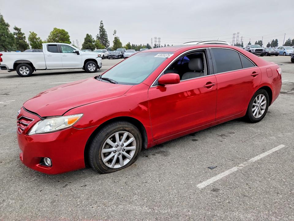 2010 Toyota Camry VIN JTNBK3EK7A3046712 COPART salvage auction — FRONT END, Ca - Salvage Certificate, sold $975 on 2026-07-16 (photo 1)