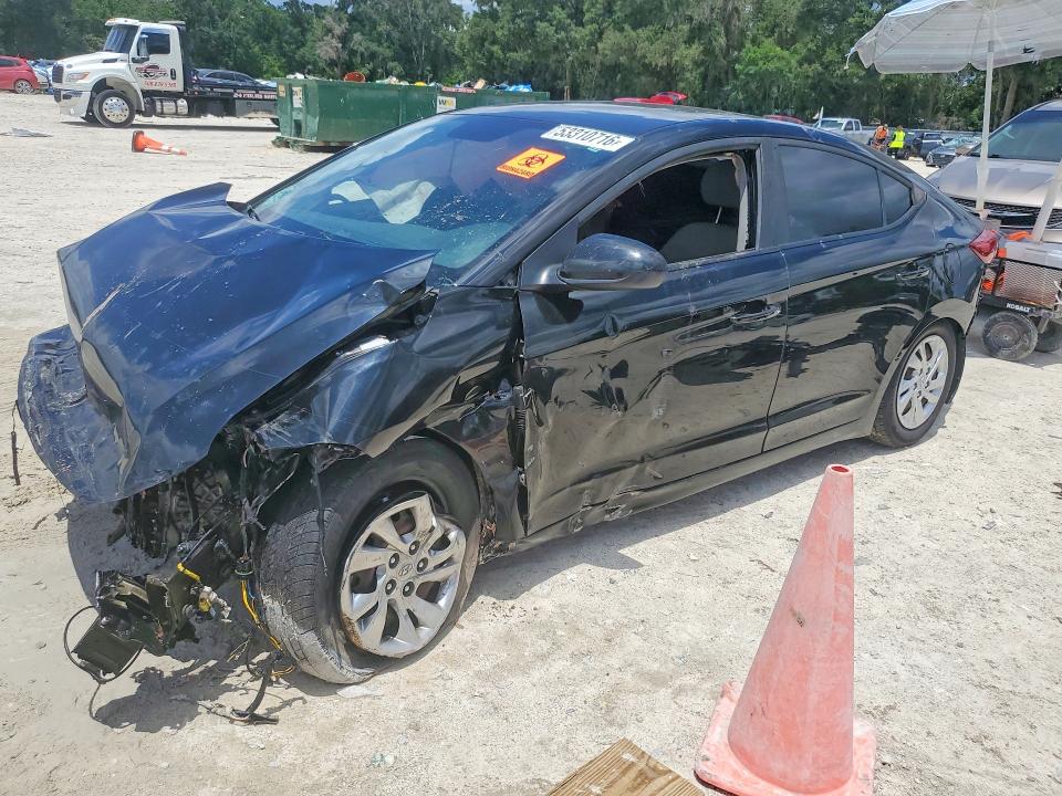 2017 Hyundai VIN KMHD74LF2HU423702 COPART salvage auction — SIDE, Fl - Certificate Of Destruction, sold $350 on 2026-07-07 (photo 1)