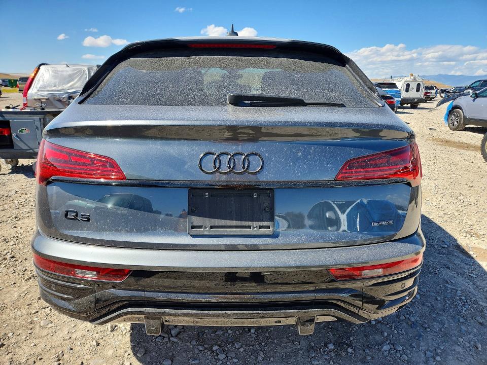 2024 Audi Q5 VIN WA15AAFY4R2053401 COPART salvage auction — SIDE, Ut - Salvage Certificate, sold $16,700 on 2026-07-07 (photo 6)