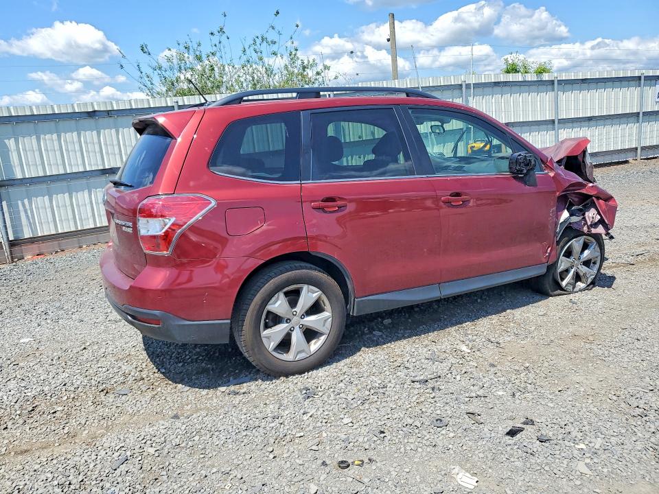 2015 Subaru Forester VIN JF2SJARC9FH496582 COPART salvage auction — FRONT END, Nj - Cert Of Title-Salvage, sold $400 on 2026-07-31 (photo 3)