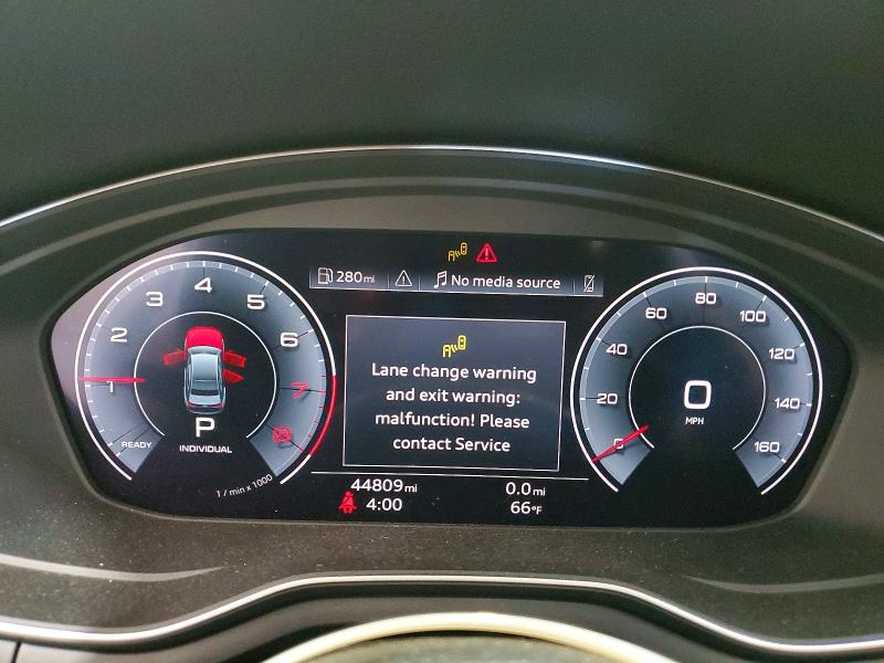 2020 Audi A4 VIN WAUENAF48LN005460 COPART salvage auction — FRONT END, Ct - Cert Of Title-Salvage, sold $10,500 on 2026-07-11 (photo 9)
